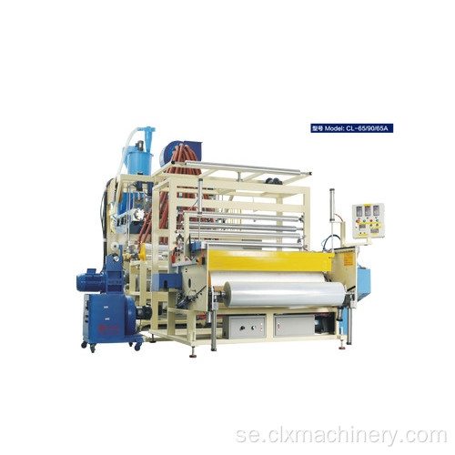 Fem lager Co-extruderad PE Cling Film Line